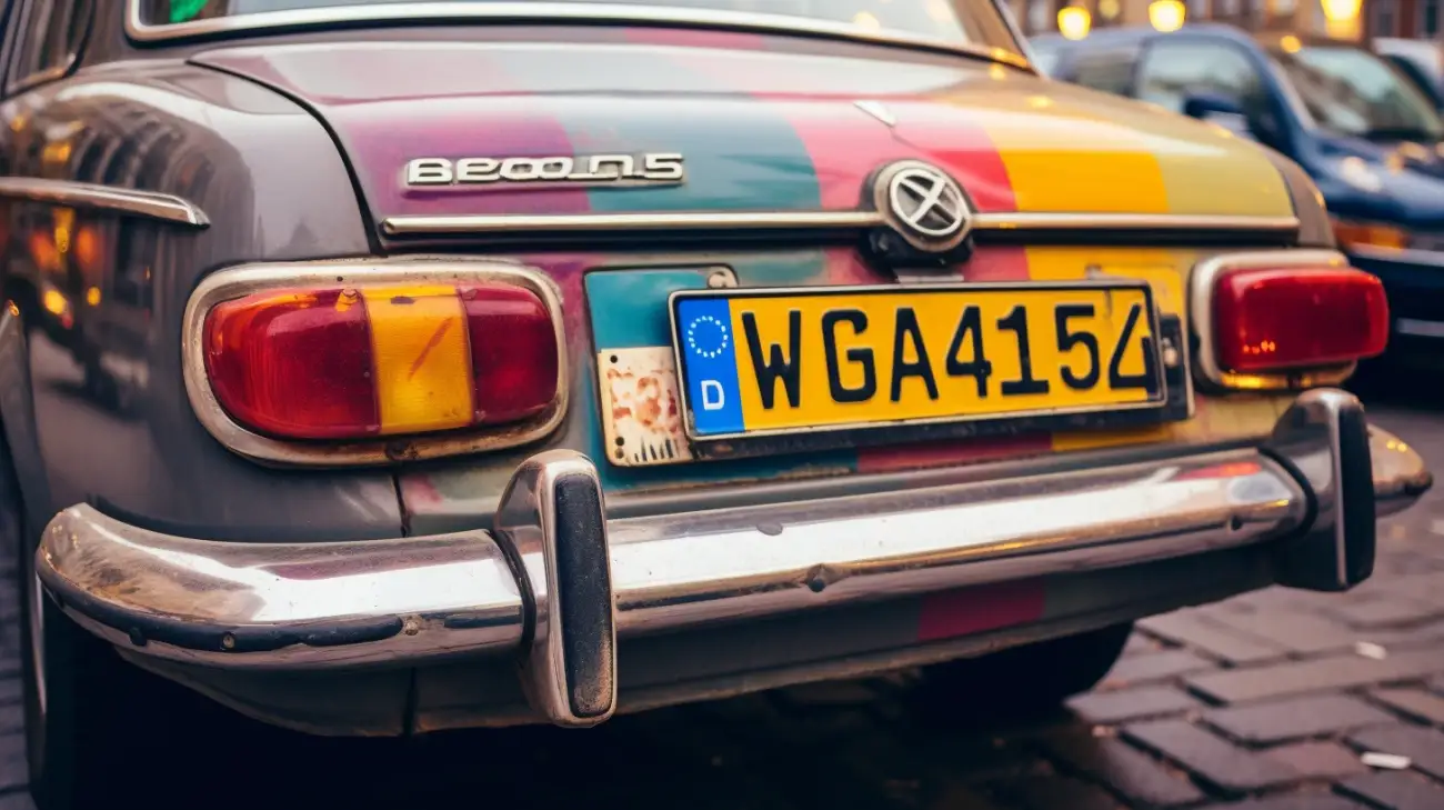 Naklejki na niemieckich tablicach rejestracyjnych: co oznaczają?