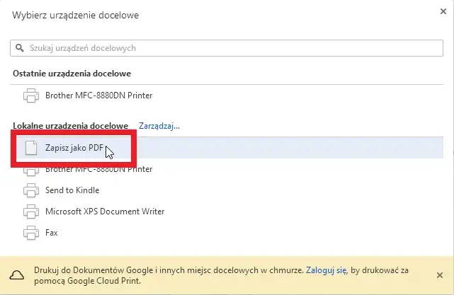 Jak zapisać stronę internetową w PDF - proste metody i narzędzia