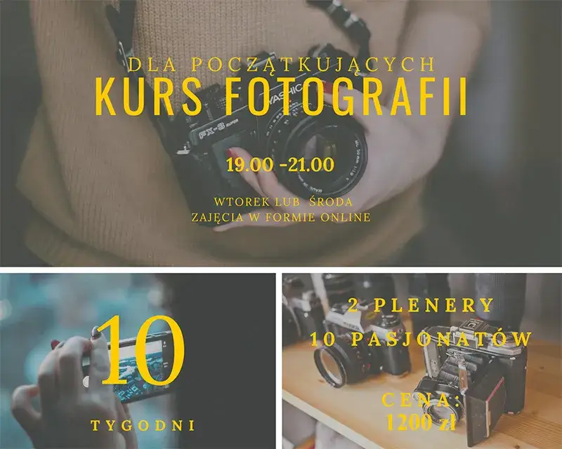 Zajęcia z fotografii w Warszawie - znajdź idealny kurs dla siebie