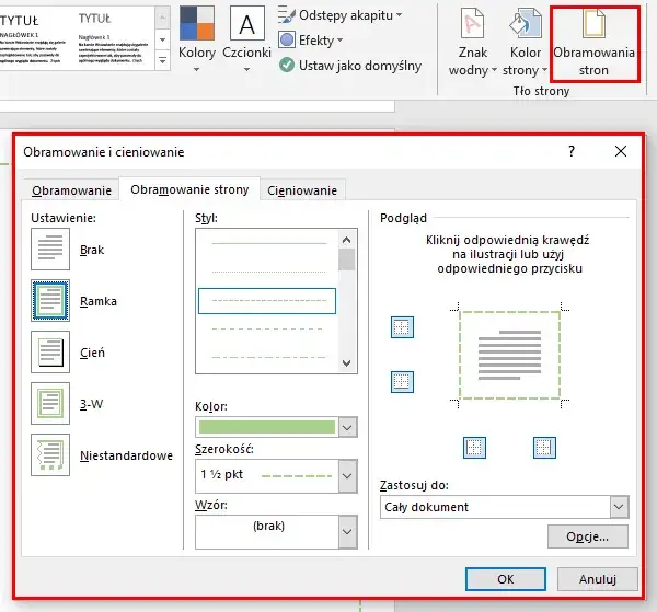 Jak zrobić ramki w Wordzie – proste kroki, które ułatwią pracę
