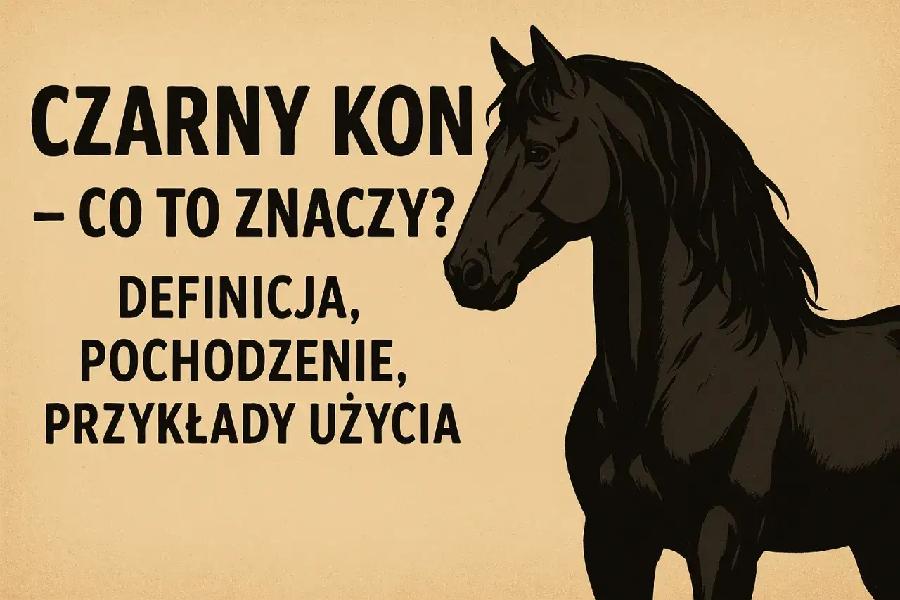 Czarny koń: Kto to jest? Odkryj prawdziwe znaczenie frazeologizmu.