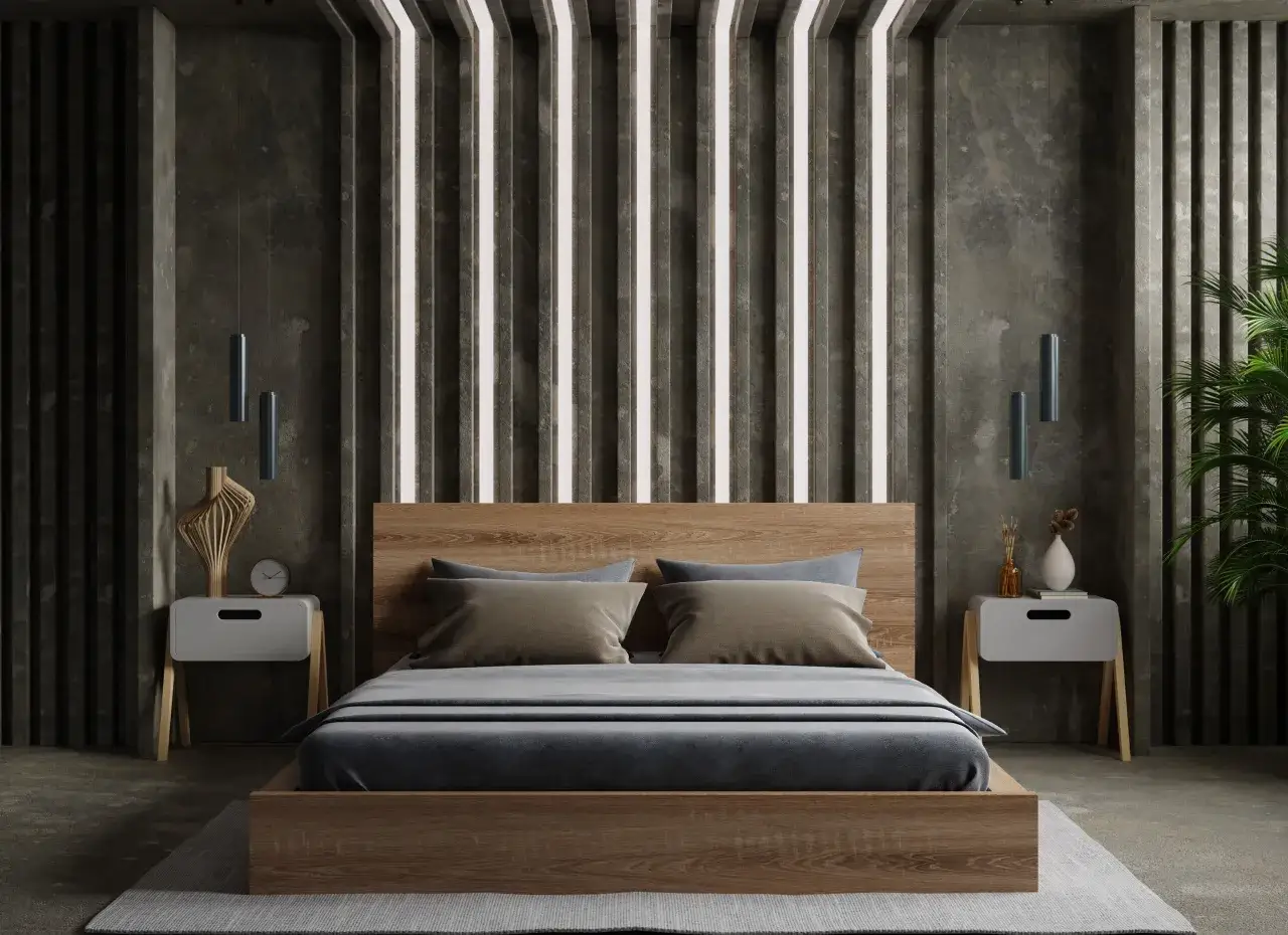 Jaki kolor ścian do sypialni z ciemnymi meblami? Trendy 2026!