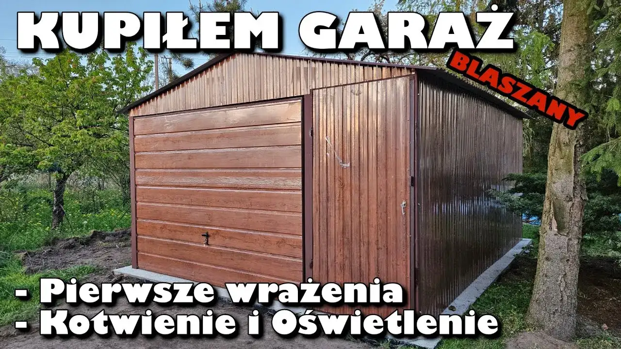 Kotwienie garażu blaszanego: Poradnik DIY stabilność i bezpieczeństwo