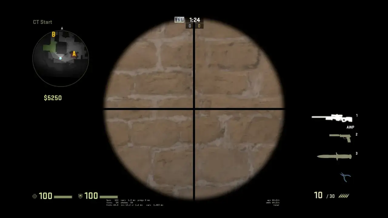 AWP CS2: Grubszy celownik? Zmień to komendą w 3 krokach!