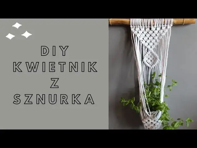 Jak zrobić kwietnik kokon z makramy – proste kroki i porady