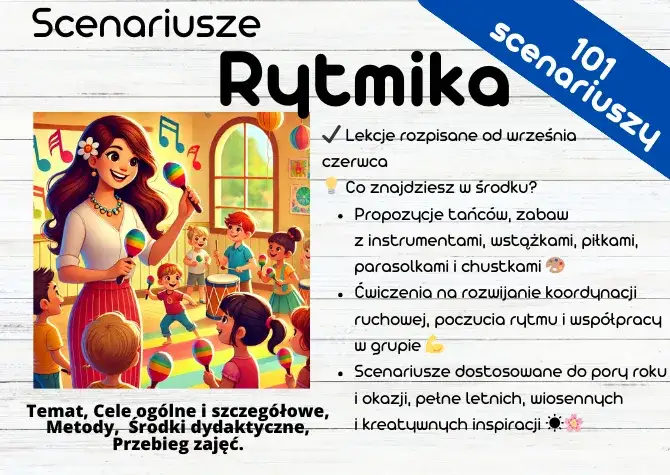 Gotowe scenariusze rytmiki: inspirujące pomysły dla dzieci