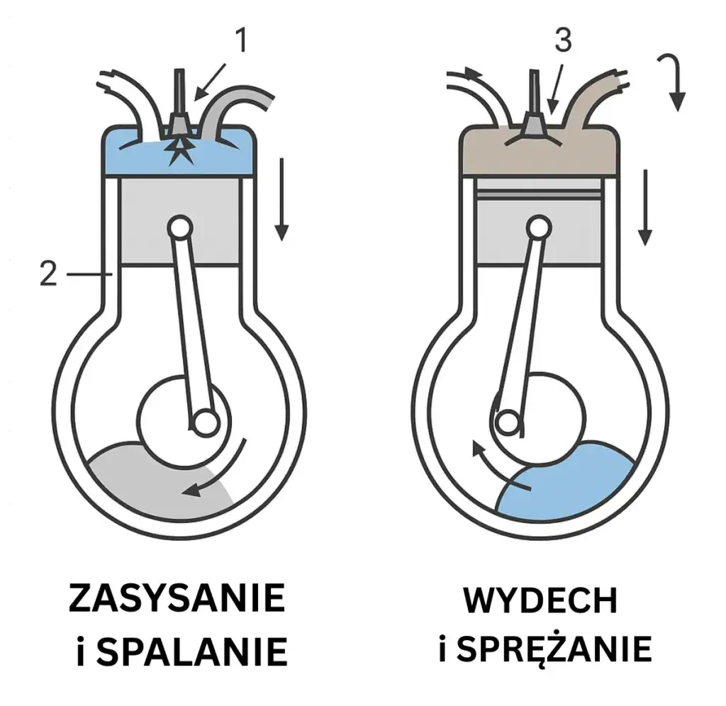 Jak działa silnik dwusuwowy? Prosta budowa i kluczowe cechy