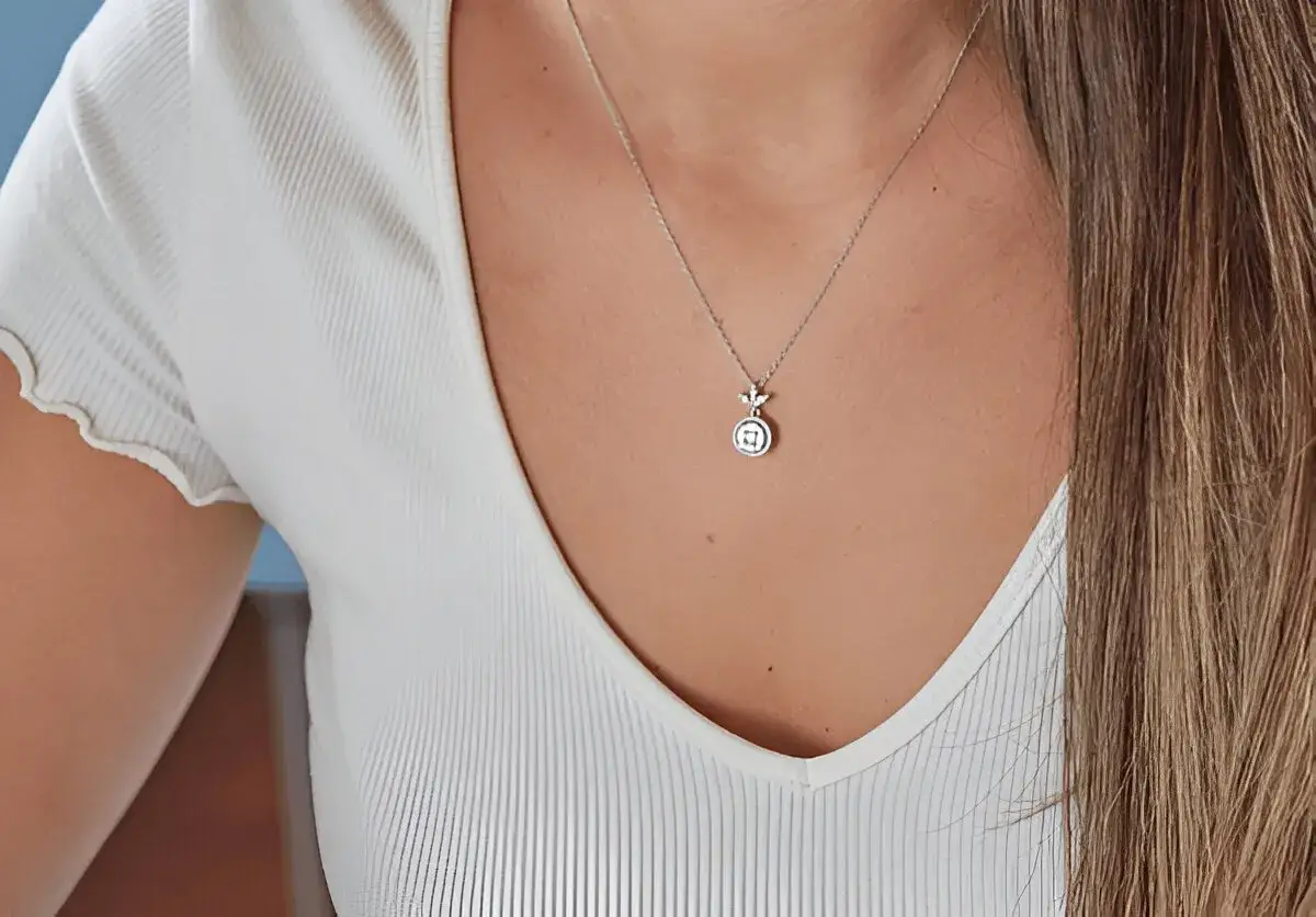 Jaki naszyjnik do dekoltu V, aby podkreślić styl i elegancję?