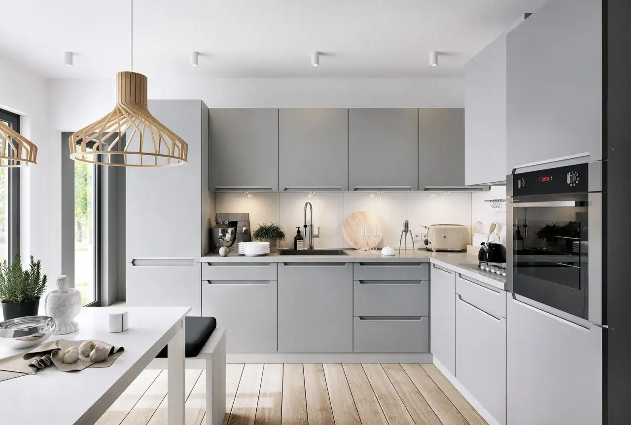 Jakie dodatki do szarych ścian w kuchni ożywią Twoje wnętrze?