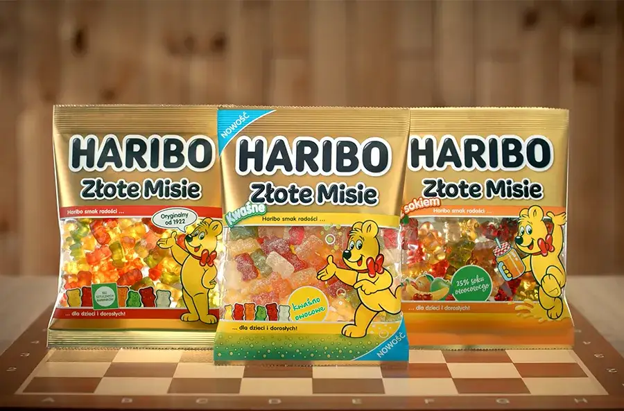 Reklama HARIBO z aktorami: zaskakujący motyw szachów i radość dzieci