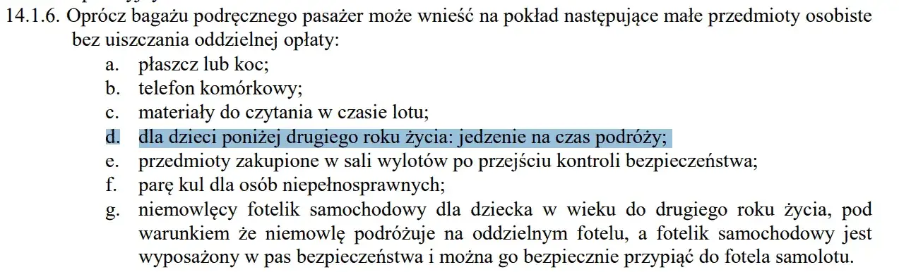Czy w bagażu podręcznym można mieć jedzenie? Ograniczenia i zasady