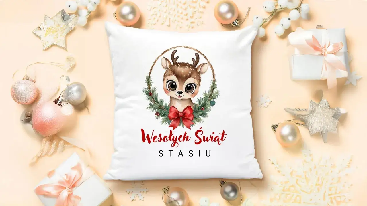 Poduszki świąteczne – kreatywny i oryginalny prezent na Mikołajki i Boże Narodzenie