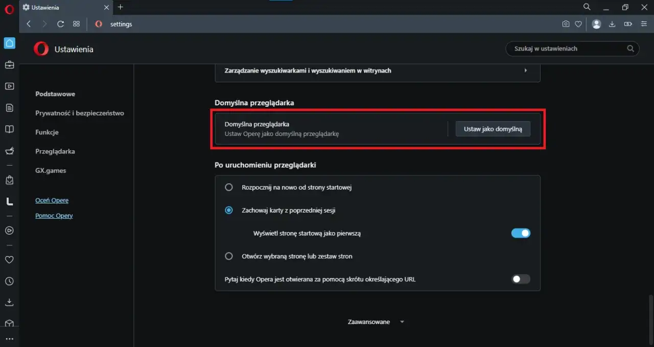 Jak ustawić wiadomości jako domyślną przeglądarkę i uniknąć błędów