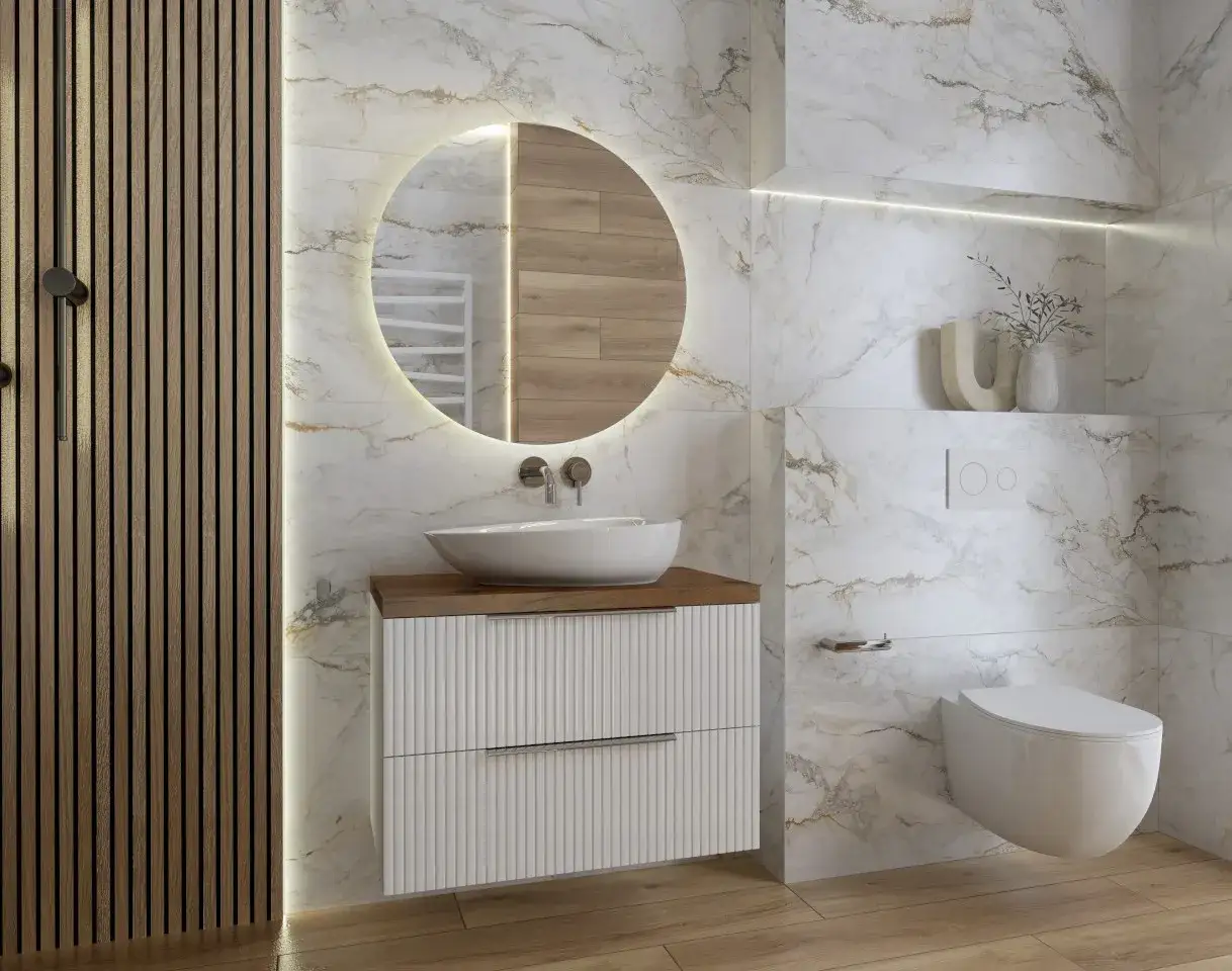 Jak szafki łazienkowe drewniane podkreślą styl Twojej łazienki?