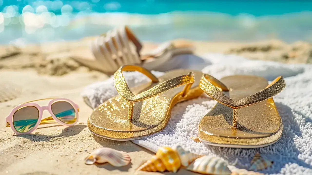 Świecące sandały: jak nosić bez przesady? Poradnik stylizacji na lato