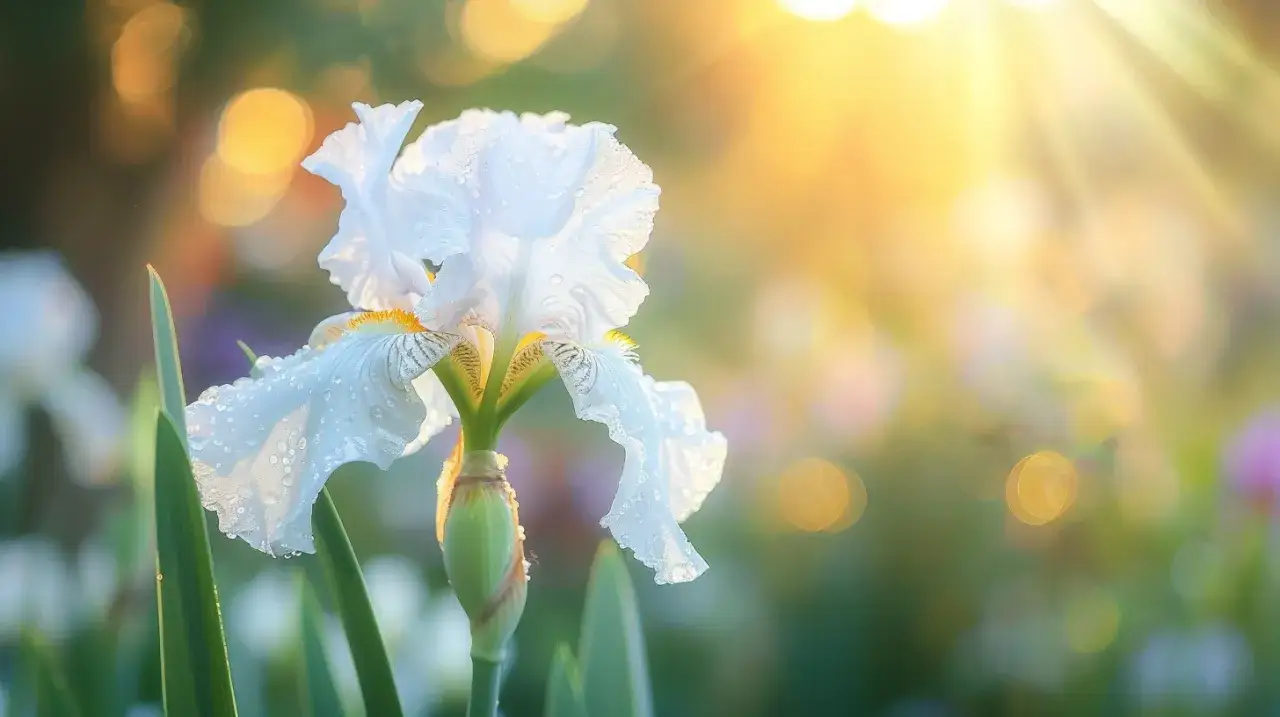 Irys biały - Symbolika i porady dotyczące uprawy pięknej rośliny