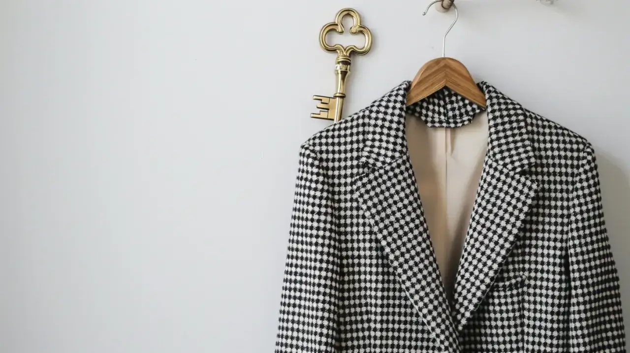 Garnitur damski w pepitkę: klucz do biznesowego sukcesu? Czytaj!