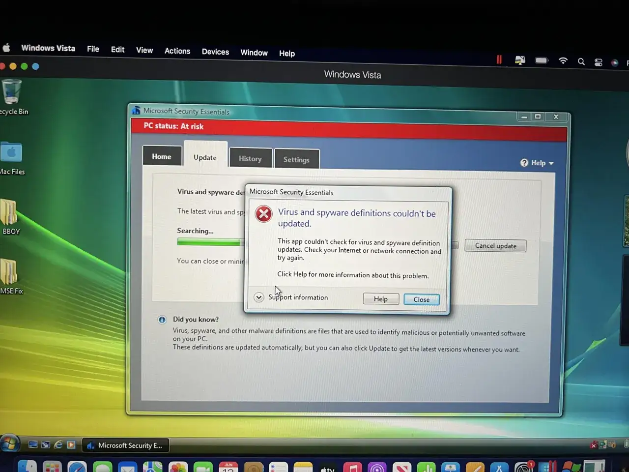 Microsoft security essentials nie można zaktualizować definicji wirusów - poznaj przyczyny i rozwiązania