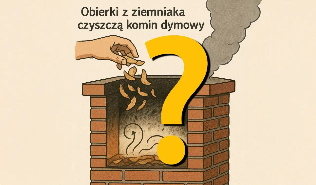 Rzucasz obierki z ziemniaka do komina, ale czy mąka ziemniaczana czyści komin? Wielki znak zapytania nad paleniskiem.