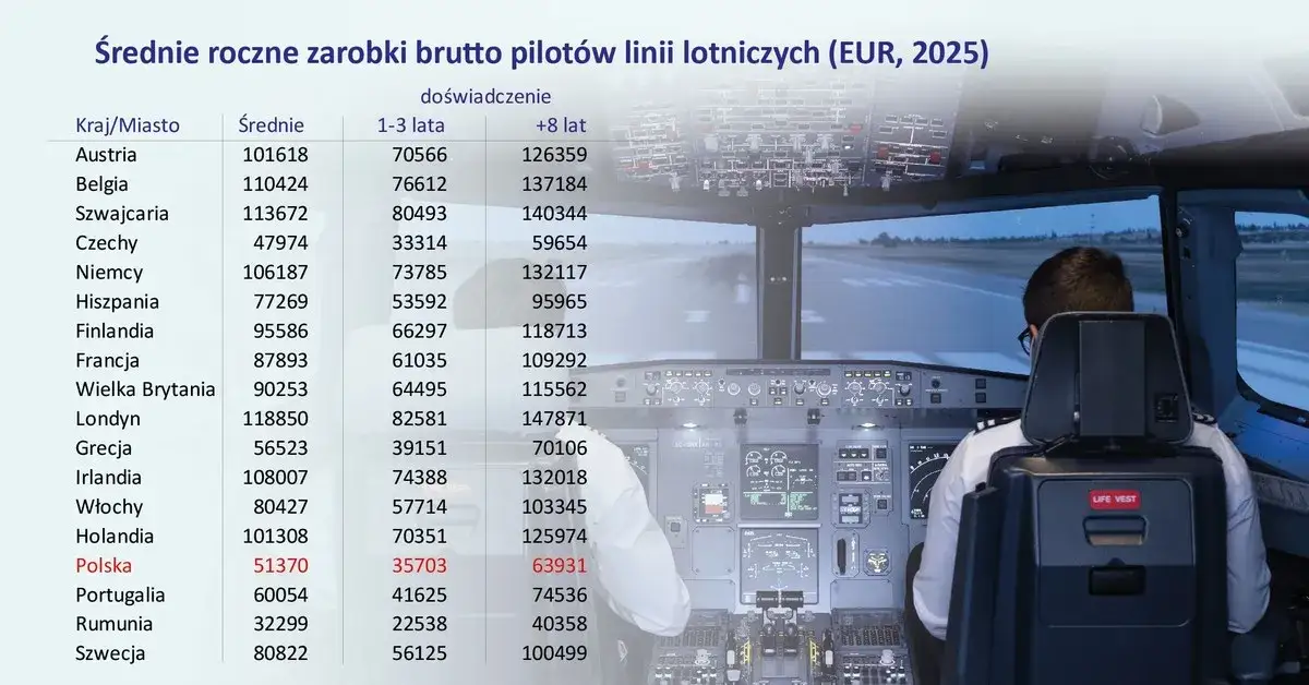 Zarobki pilotów Ryanair w Polsce: Ile naprawdę zarabiają?