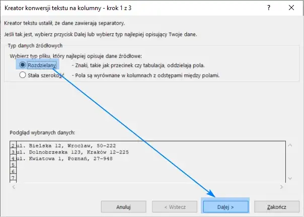 Jak łatwo rozdzielić tekst w Excelu - proste metody i triki