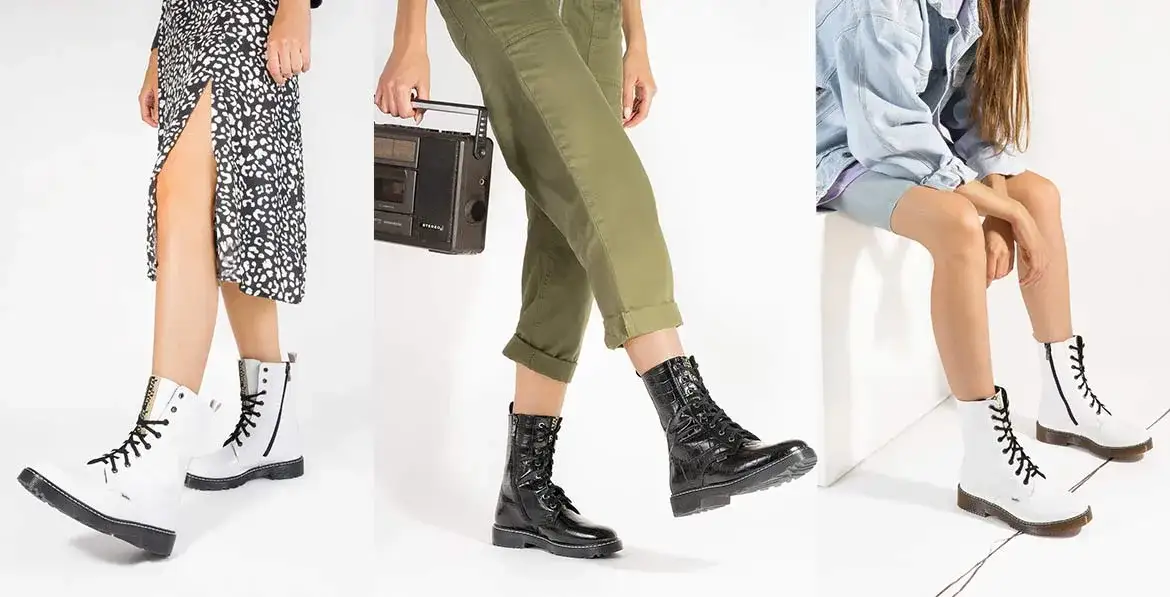 Modne stylizacje sukienka i glany: Rewolucyjne połączenie dla odważnych