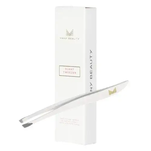 Kiedy używa się skośnej pęsety do brwi? Jakie efekty daje?