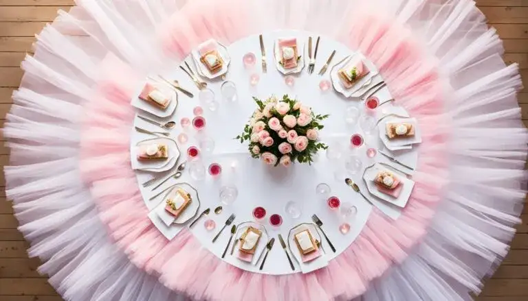 Jak ułożyć tiul na stole, aby zachwycić gości na każdym przyjęciu