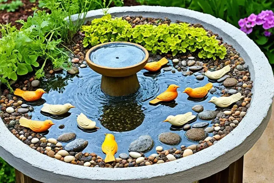 Jak zrobić poidło dla ptaków z betonu: 7 prostych kroków