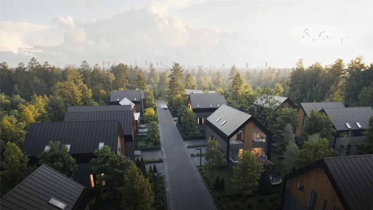 Osiedle w Warszawie jak osiedle – odkryj piękno Woodland Houses