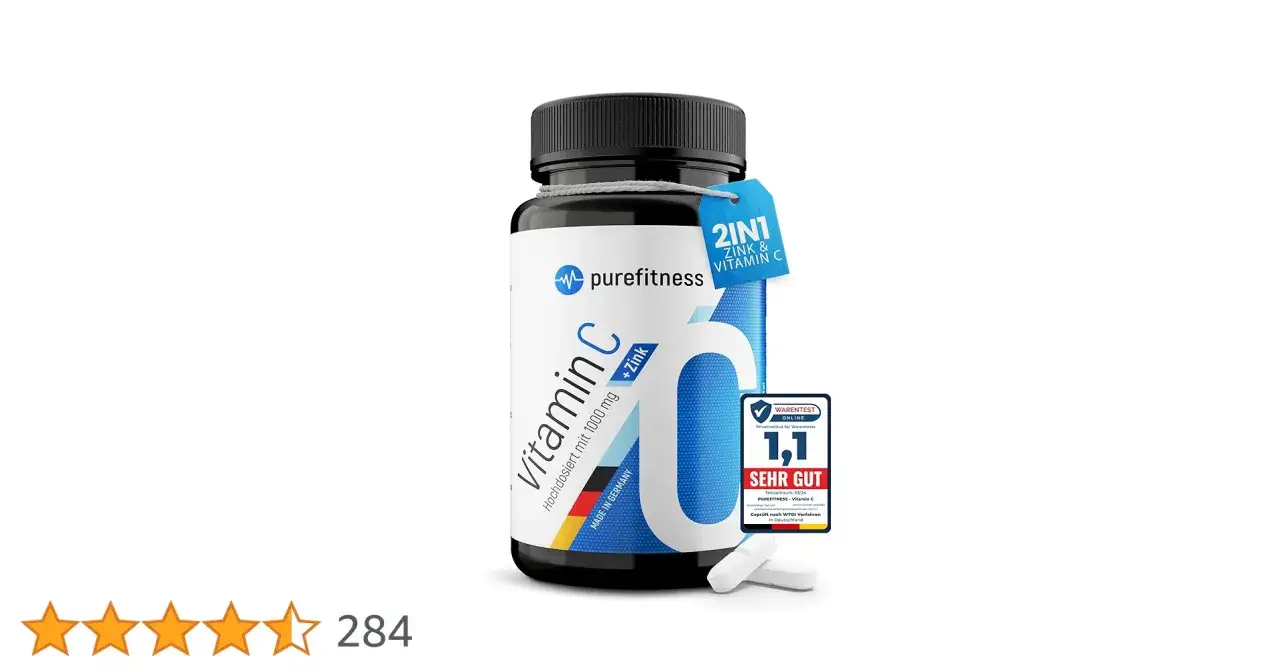 Die besten vitamin c und zink testsieger für ein starkes Immunsystem