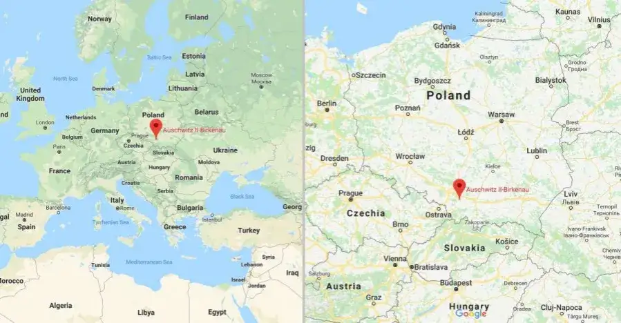 Symbol Holokaustu na mapie: Gdzie dokładnie leży miasto Oświęcim?