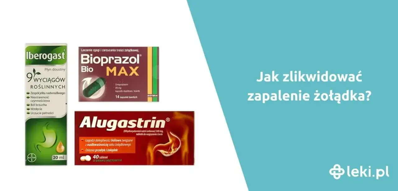 Zapalenie żołądka: Leki bez recepty i na receptę kiedy do lekarza?