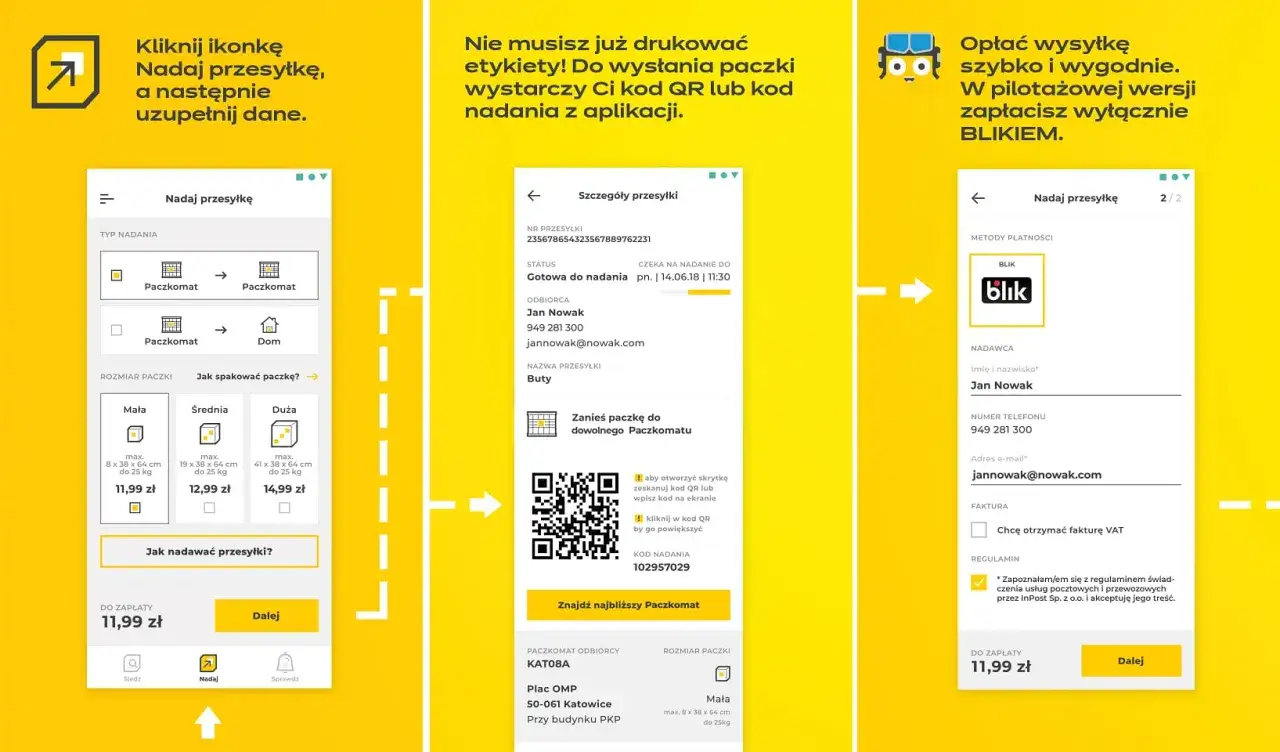 InPost: Jak nadać paczkę bez etykiety? Kod i QR krok po kroku