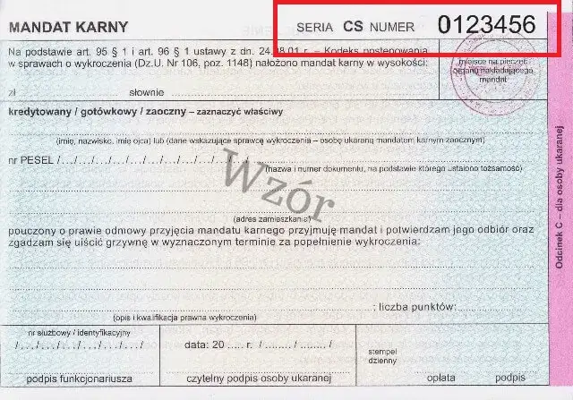 Mandat karny: Jaki symbol formularza wpisać? Uniknij problemów!