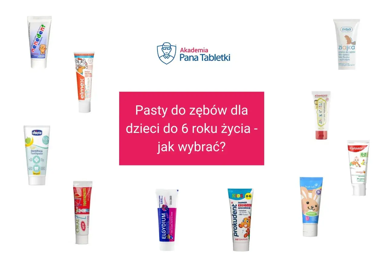 Różne pasty do zębów dla dzieci do 6 roku życia, od Elmex po Ziajkę. Jaka pasta do zębów będzie najlepsza?