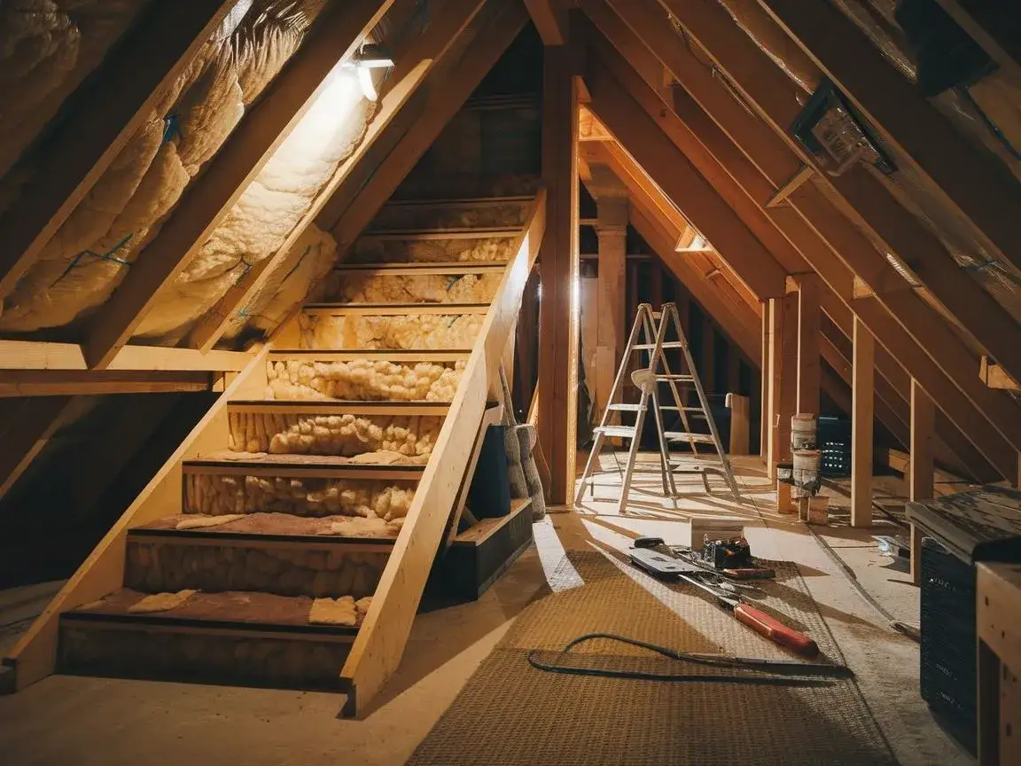 Jak skutecznie ocieplić schody betonowe na strych? Porady i materiały do ocieplania