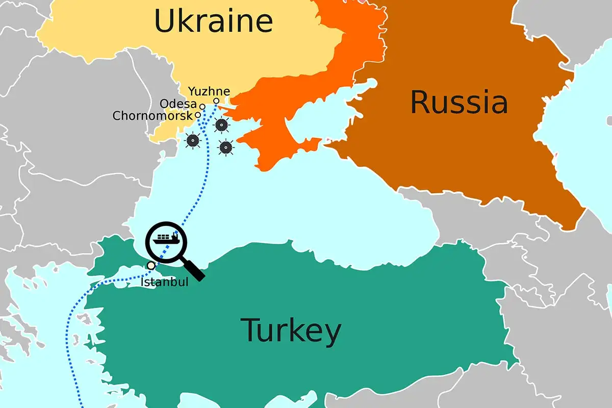 Ukraina: Dostęp do morza dziś. Co z portami i eksportem zboża?