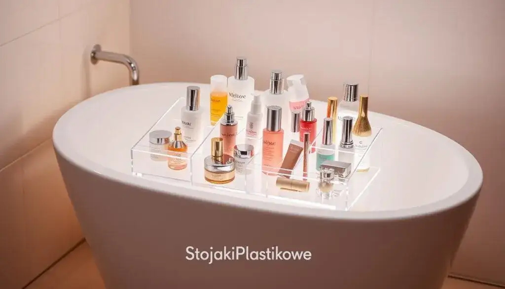 Organizacja kosmetyków na wannie: praktyczne i stylowe rozwiązania