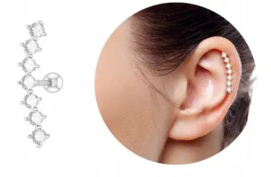Jakie kolczyki do chrząstki wybrać, aby uniknąć alergii i bólu?