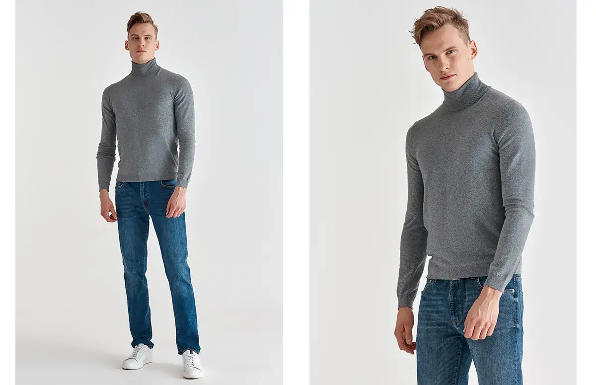 Spodnie do granatowego swetra: poradnik stylistki. Uniknij błędów!