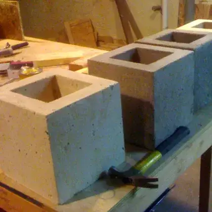 Jak zrobić donicę z betonu architektonicznego: 8 prostych kroków