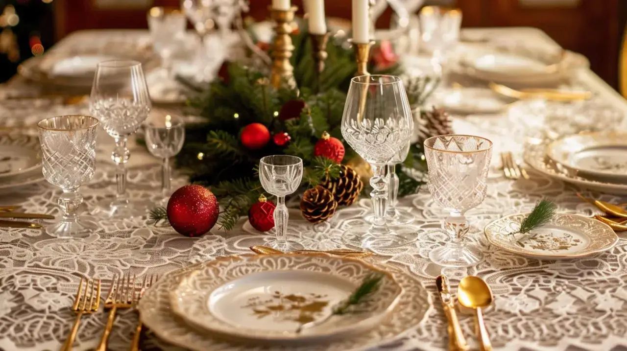 Jaką elegancję wniesie do Twojego stołu obrus świąteczny owalny?