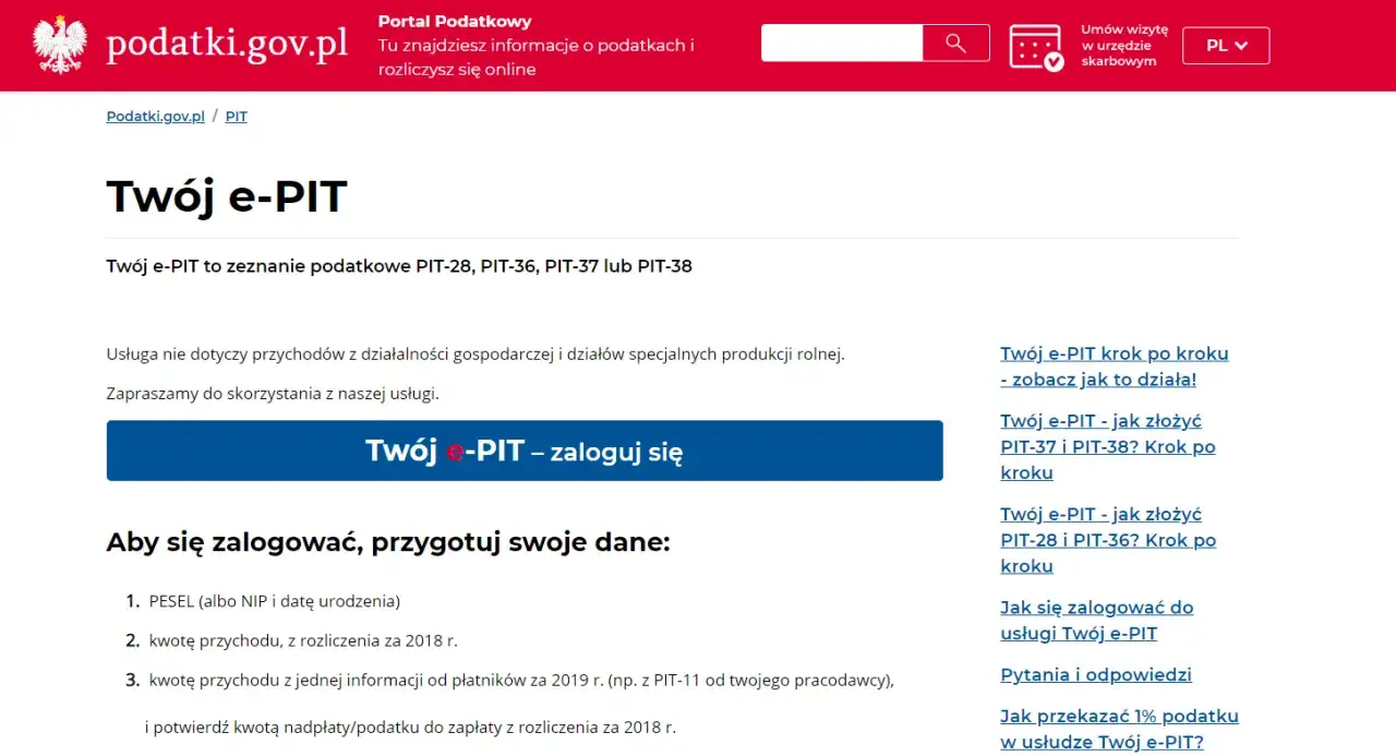 PIT rozliczony? Sprawdź status i zwrot w e-US krok po kroku