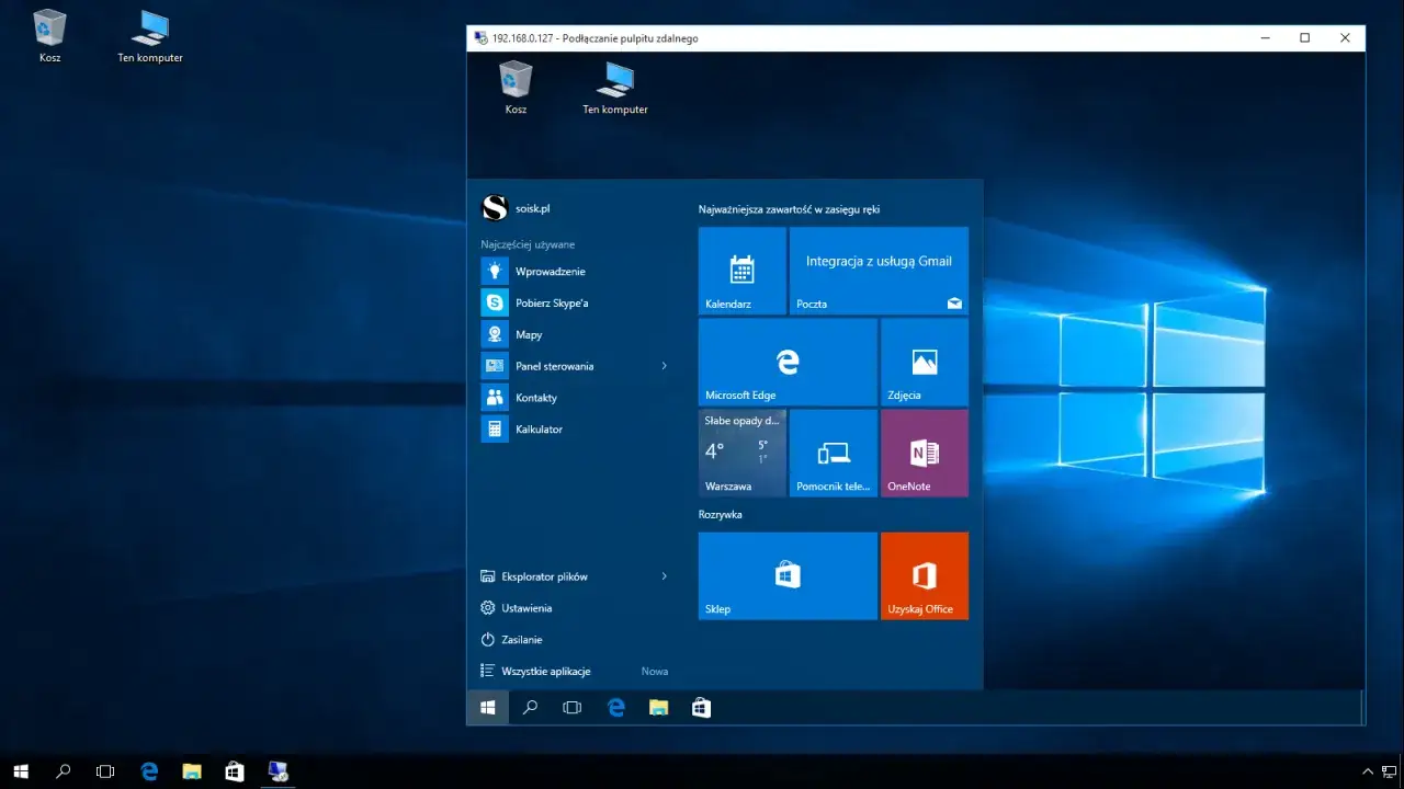Jak przywrócić ikonę "Ten komputer" na pulpit Windows?