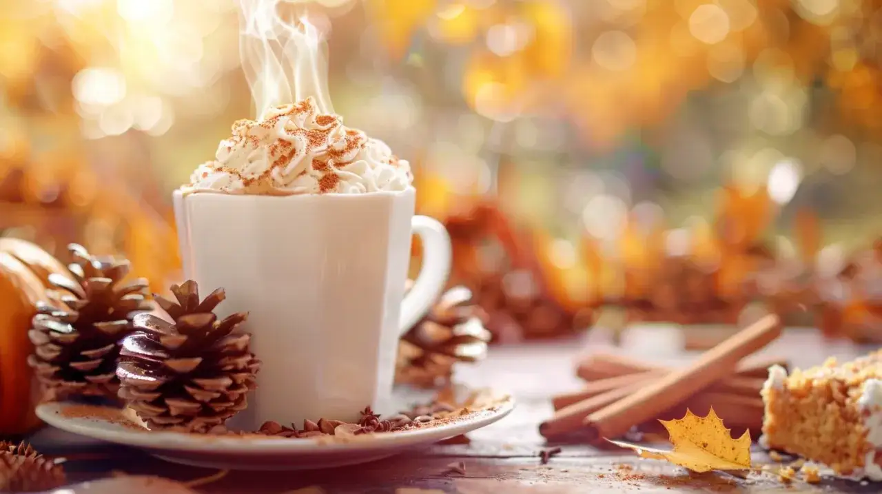 Kawa Pumpkin Spice z syropem dyniowym i przyprawami