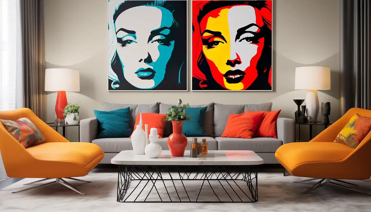 Obrazy akrylowe Pop Art: Kolor, styl i inspiracje do wnętrz