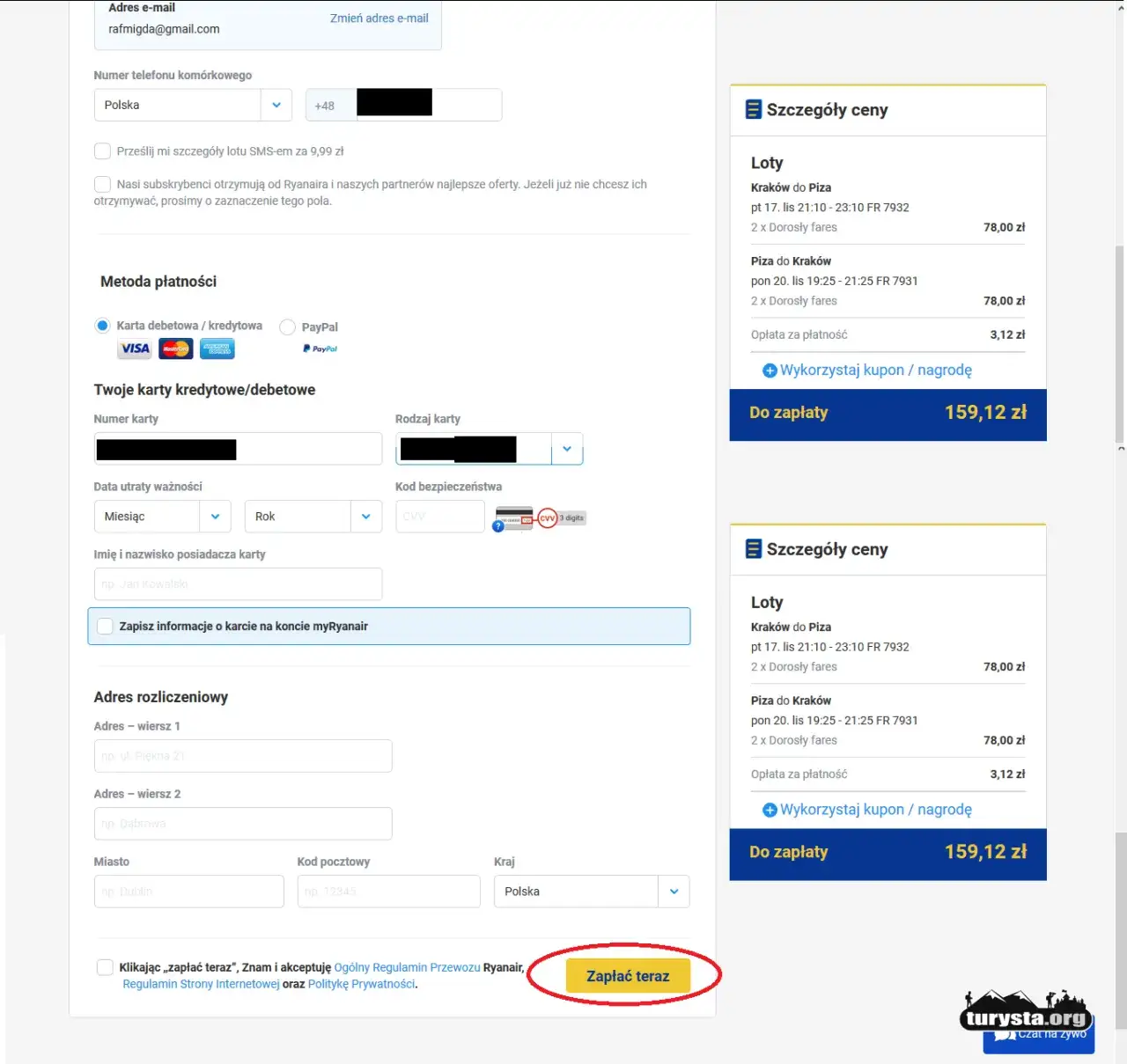 Ryanair: Płatność przelewem bankowym? Tylko tak! Poradnik krok po kroku