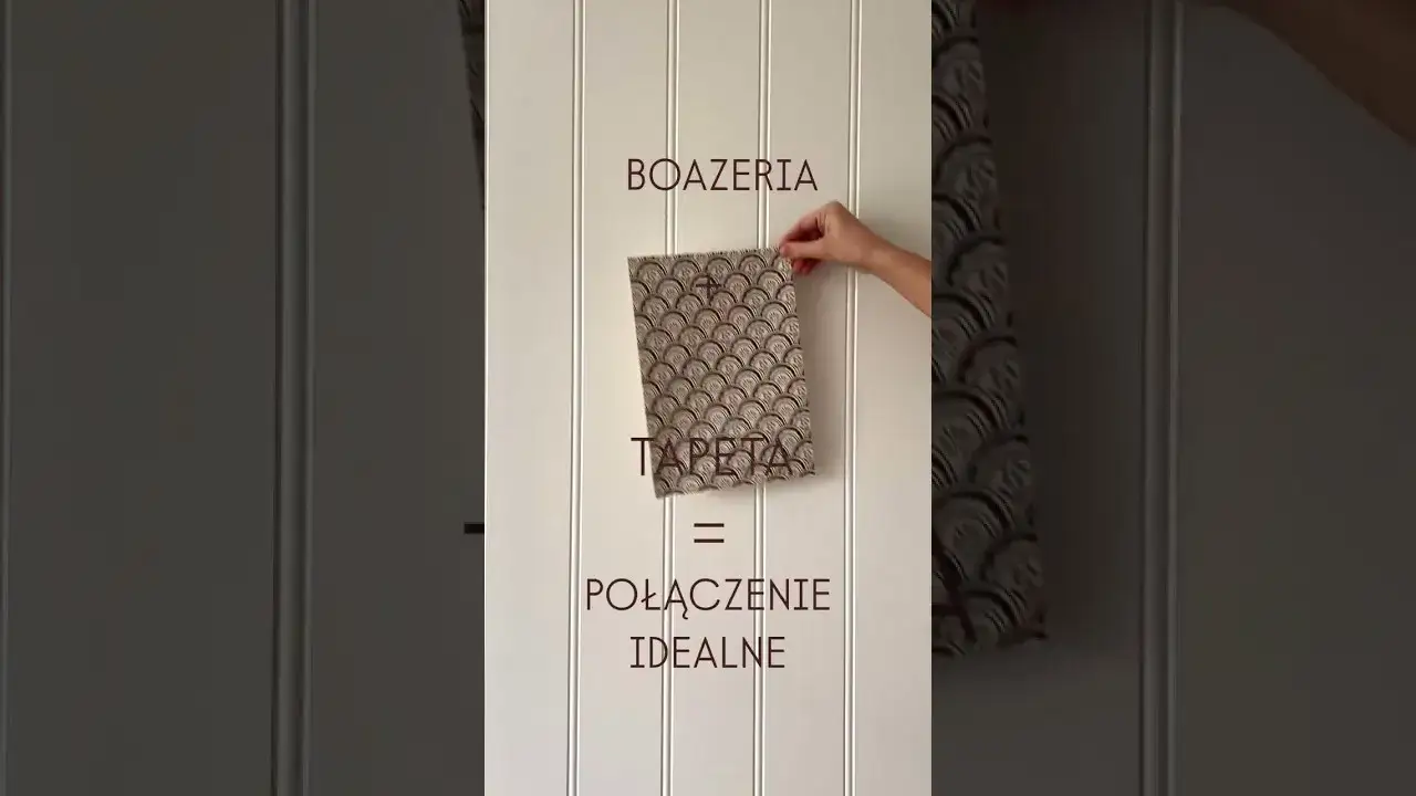 Tapeta jak boazeria – stwórz ciepłe wnętrze bez drogich materiałów