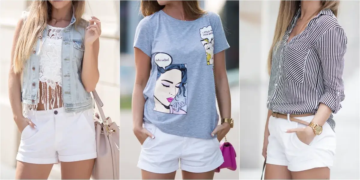 Co ubrać do białych spodenek, aby wyglądać stylowo i modnie?